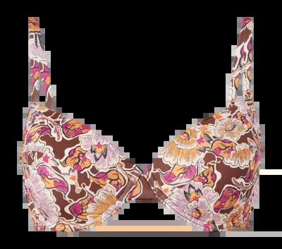 Bikini Oberteil Brunotti Novasarah Sakai Damen Sakai Flower Pink Strandtuchshop