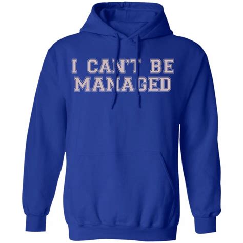 Giggly Squad Merch I Can't Be Managed Black Tee - Merchip8