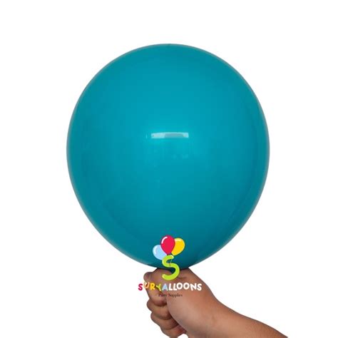 Jual Balon Retro Balon Latex Doff Tebal Warna Retro Turquoise Balon