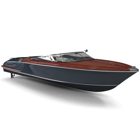 3d model riva boat