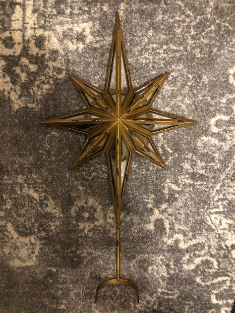 Pottery Barn Mirrored Star Tree Topper On Mercari Pottery Barn Mirror