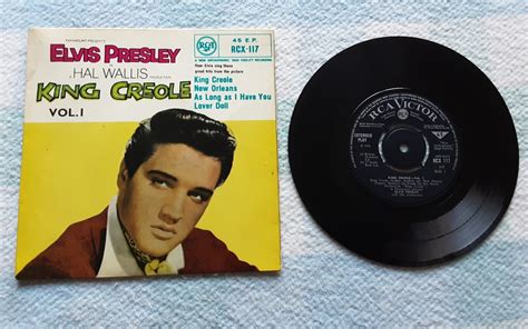 Elvis Presley King Creole Vol 1 UK 7 EP In Picture Sleeve From 1958