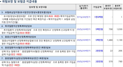 태아보험 산정특례진단비에서 보장받을 수 있는 선천성 질환 신생아질환 정리질병코드 Q P 뇌 심장 희귀 난치질환 산정