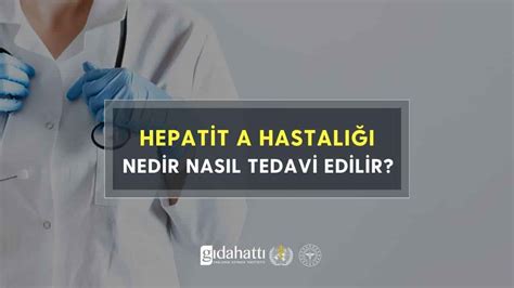 Hepatit A Hastalığı nedir Nasıl bulaşır Tedavisi nedir Gıda Hattı