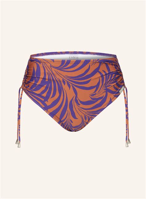 Lidea High Waist Bikini Hose OPPOSITES ATTRACT In Cognac Lila