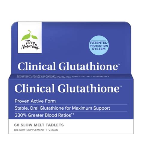 Terry Naturally Clinical Glutathione Vegan 60tabs Buy Health