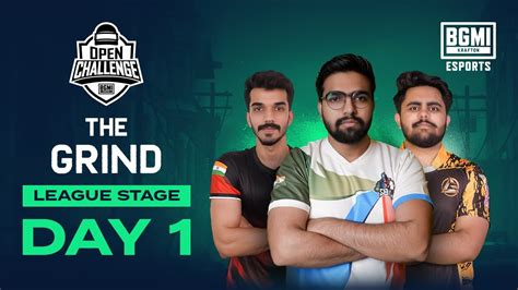 Day The Grind League Stage Day Battlegrounds Mobile India Open