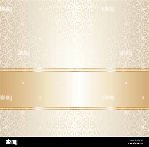 Gold And White Wedding Background