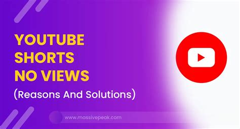 Youtube Shorts No Views Reasons And Solutions