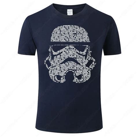 Serin Star Wars T Shirt Erkek Kad N Stormtrooper Bask Tee G Mlek