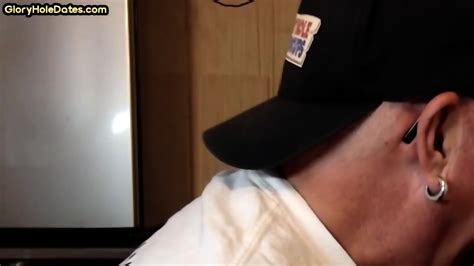 Mature DILF With Glasses Gloryhole Sucks Dick Of Neighbor