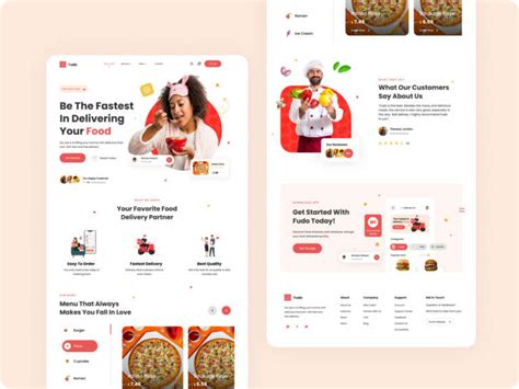 Food Discover Hundreds Of Food Delivery App Ui Kit Designs For Your