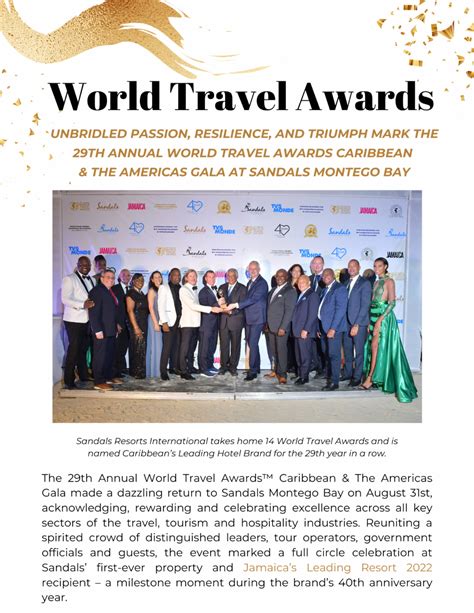 The 29th Annual World Travel Awards™