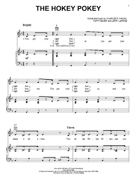 The Hokey Pokey | Sheet Music Direct