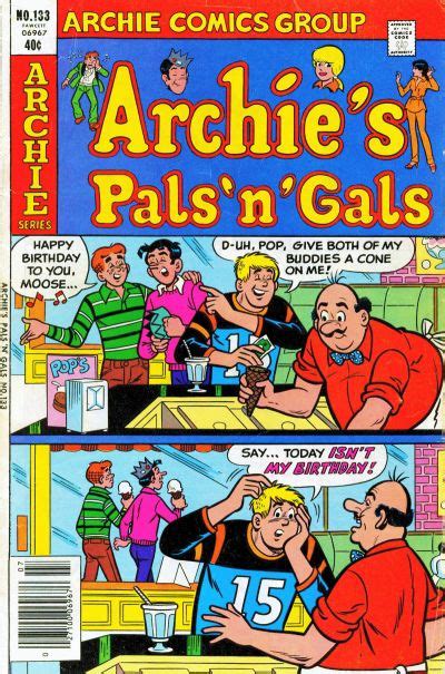 Gcd Cover Archies Pals N Gals 133 Archie Comics Archie