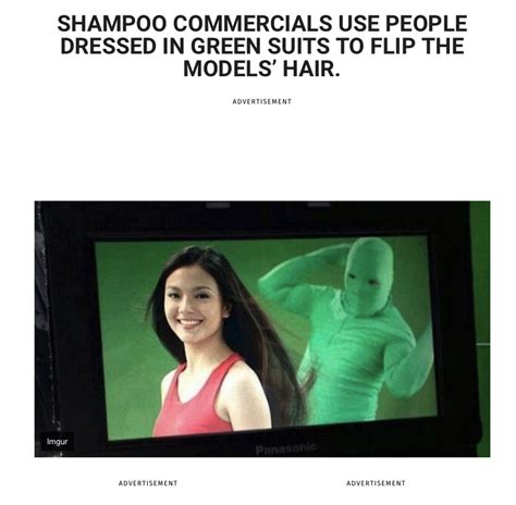 Shampoo commercials...I had no idea... : r/oddlyterrifying