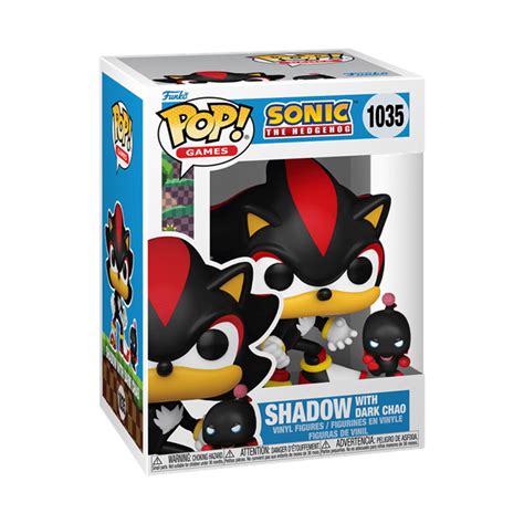 Shadow With Dark Chao 1035 Sonic The Hedgehog Funko Pop Vinyl Pop