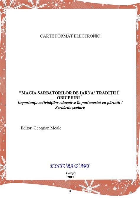 CARTE FORMAT ELECTRONIC MAGIA SARBATORILOR DE IARNA TRADITII SI