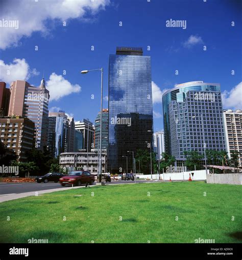 Modern Architecture Downtown Macau Stock Photo Alamy