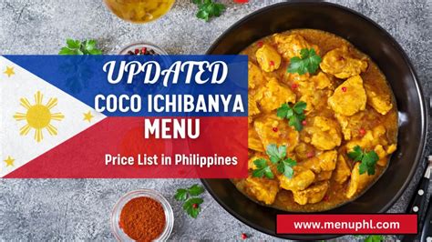 COCO ICHIBANYA MENU PHILIPPINES & UPDATED PRICES 2024