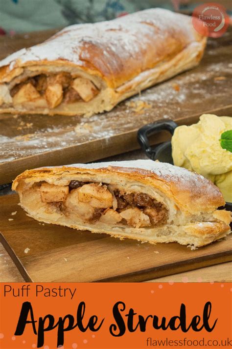 Apple Strudel With Puff Pastry Quick And Easy Dessert Recipe