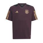 Dfb Deutschland Training T Shirt Tiro Bordeaux Gold Kinder