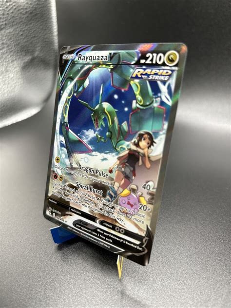 Pokémon TCG Rayquaza V Evolving Skies 194 203 Holo Ultra Rare MINT eBay