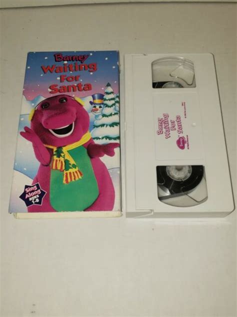 Barney And The Backyard Gang Waiting For Santa Vhs Tape Preschool Sing