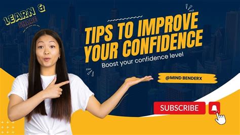 Tips To Improve Your Confidence Level 🌟📈 Productivity Self Growth