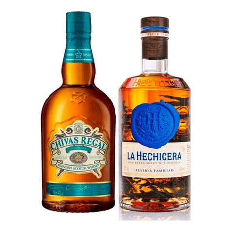 VAP CHIVAS REGAL MIZUNARA 700 ML RON LA HECHICERA 700 ML El