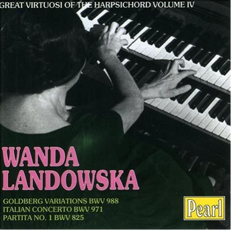 Bach J S Goldberg Variations Wanda Landowska Amazon Es Cds Y Vinilos