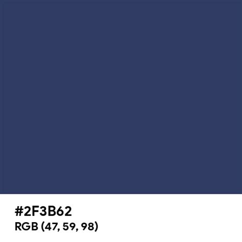 Twilight Blue Color Hex Code Is 2f3b62