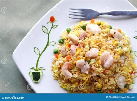 Asian Cuisine Fried Rice Stock Photo Image Of Cook