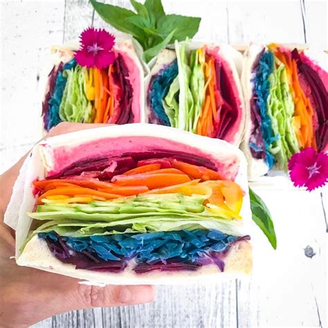 Unicorn Rainbow Sandwiches Fun Kids Food Rainbow Food Unicorn Foods