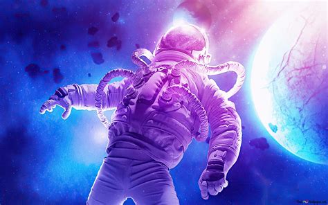 Astronaut lost in space 4K wallpaper download