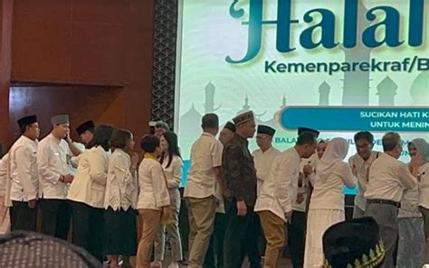 Kemenparekraf Gelar Halal Bihalal Sandiaga Uno Momen Tepat Mempererat