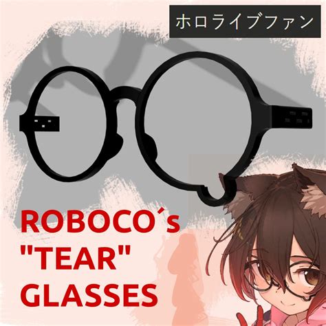 Roboco Glasses Tear Hololive Cosplay By Azskalt Download Free