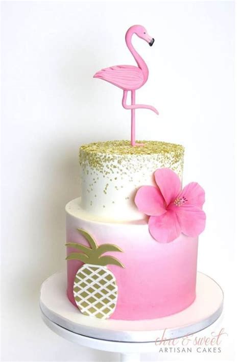 Flamingo Pineapple Cake Birthday Cupcakes Flamingo Cake Cupcake Cakes