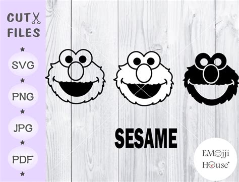 Elmo Svg Sesame Street Svg File For Cricut File For Etsy Singapore