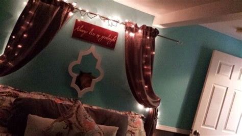 Dyi Headboard For King Cute Sign Mirror And Cute Curtains With