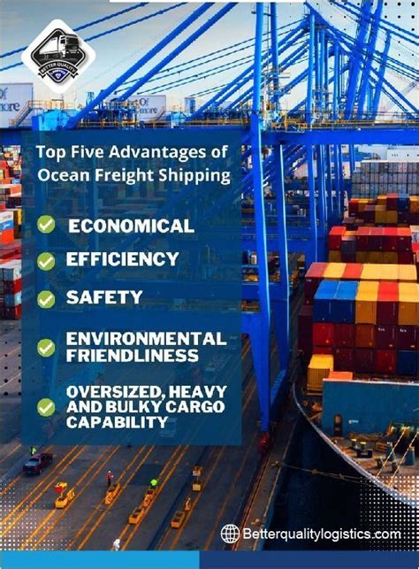 The Top Five Advantages Of Ocean Freight Shipping