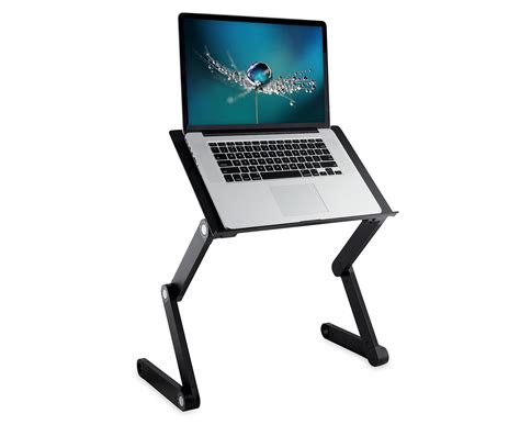 Ergonomic Laptop Desk Stand - Black | Catch.com.au