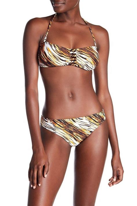 Tiger Women S Two Piece Triangle Bikini Set Swimwear Etsy