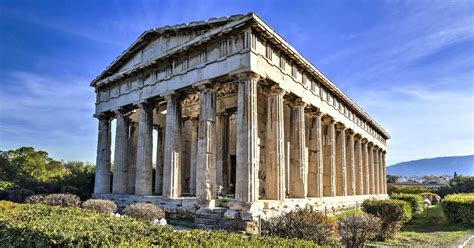 Temple Of Hephaestus Plan