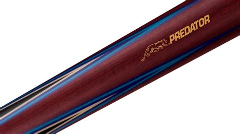 Predator Sneaky Pete Pool Cue 4 Points Purple Heart Blue Wrapless