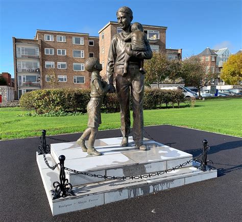 Trevor Chadwick Statue At The Recreation Ground