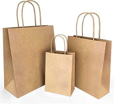 Housai Paper Bags Kraft Paper Bags With Twisted Paper Rope Handles