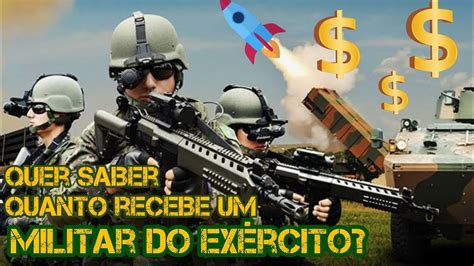 CURIOSIDADE Quanto Ganha Um Soldado do Exército Brasileiro