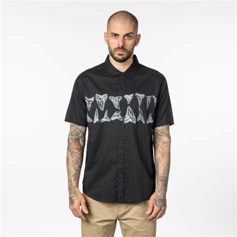 Camisa Rvca Horton Teeth Black