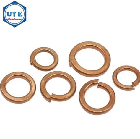 Din Brass Split Spring Washer Bronze Copper Shells Pad Spring Lock